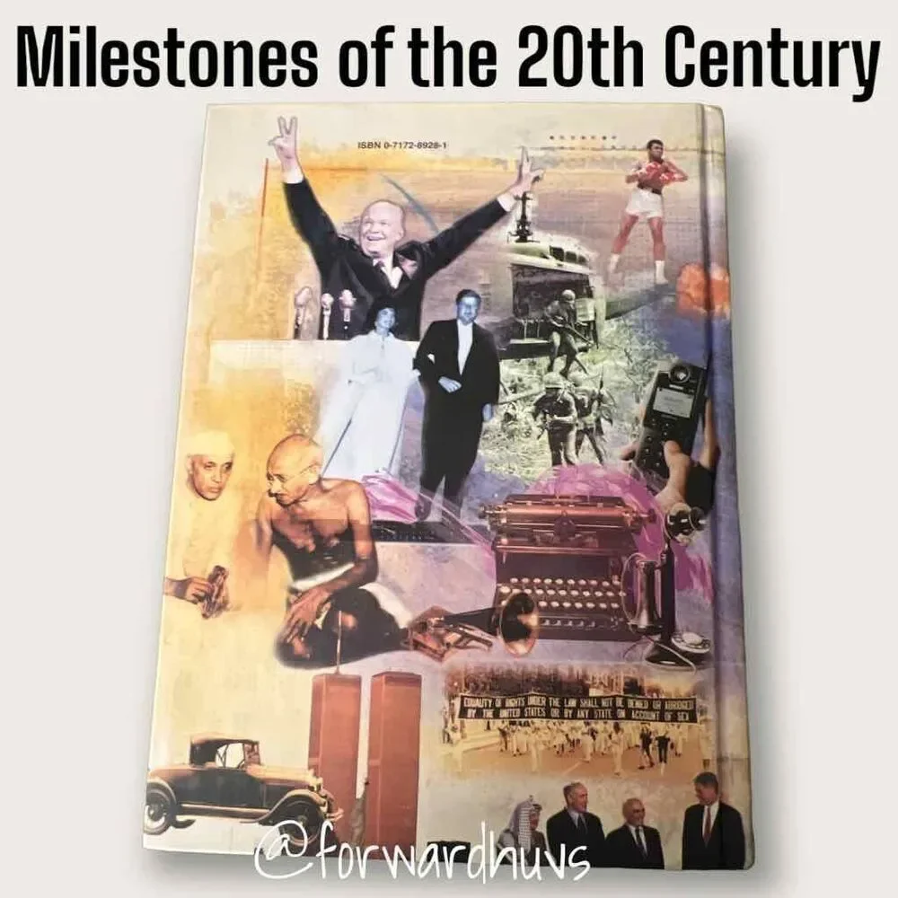 Milestones of the 20th Century Hardcover Book